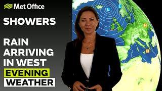 04/06/2025 - Rain arriving in the west - Evening Weather Forecast UK – Met Office Weather