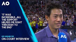 Kei Nishikori On-Court Interview | Australian Open 2025 First Round