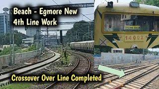 Chennai Beach - Chennai Egmore New 4th Line Work