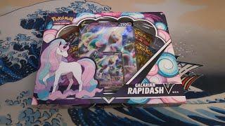 Распаковка Pokemon: Galarian Rapidash V Box