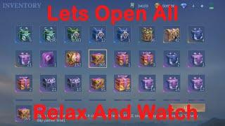 MLBB All Boxes Collected in a Year !! Lets Open All - Just Relax And Watch