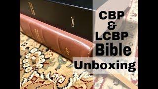 Bible Unboxing CBP Hand Size Turquoise & LCBP Wide Margin Vinyl Bible