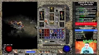 Diablo 2 Barbarian Any% Speedrun World Record! - 2:26:20