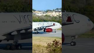 Virgin Atlantic A333 Backtracking At GND! #shorts #aviation #a330 #subscribe #airbus #planespotting