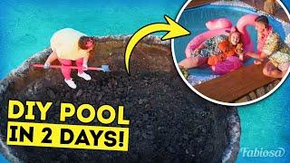 Made a backyard pool in just 2 days!