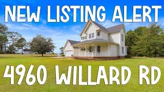 (FOR SALE) 4960 Willard Road, Willard, North Carolina 28478 - Country House [acreage] close to Beach