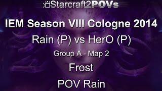 SC2 HotS - IEM VIII Cologne 2014 - Rain vs HerO - Group A - Map 2 - Frost - Rain