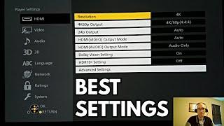 Panasonic UB9000 4K Ultra HD Blu-ray Player - Best Settings (In-Depth Explanation)