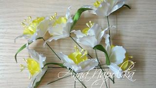 Нарциси канзаши для букета. Нарциссы канзаши своими руками. Daffodils kanzashi