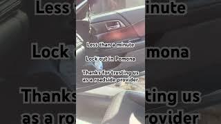 WE DID A LOCK OUT IN POMONA- QUIK TOW LLC #fypシ゚viral #automobile #california #tow #towing