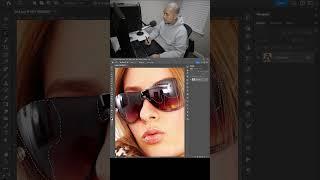 Remove Reflection from Glasses in Photoshop.#PhotoshopTutorial #PhotoshopEdit #PhotoshopTips