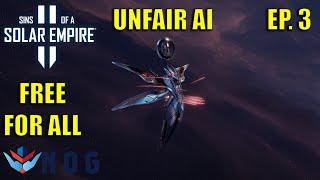 Sins of a Solar Empire 2 Lets Play | Advent Reborn vs  5 Unfair AI's FFA Ep3 | We're heads up