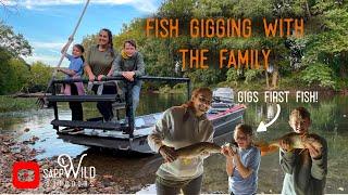 Family Fish Gigging Trip | Opening Day | River Gigging Series