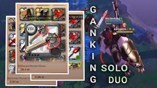 ALBION ONLINE | SOLO DUO OPEN WORLD GANKING | HOW TO GANK | PVP GANK