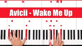 Wake Me Up Avicii Piano Tutorial Easy Chords