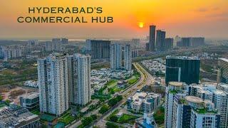 Hyderabad's Commercial Hub | Hyderabad's Drone View in 2024