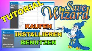 SAVE WIZARD TUTORIAL | STARTER TUTORIAL | Kaufen - Installieren - Benutzen | Deutsch/German