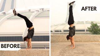 How to Handstand in 5 Minutes - The BEST exercises!