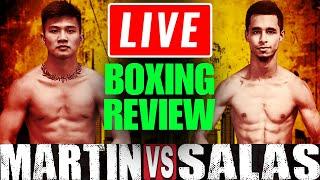 LIVE Carl Jammes Martin vs Anthony Jimenez Salas Boxing REVIEW! Super Bantamweight Bout