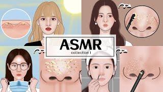 RELAX! 10 MIN ASMR Blackhead & Pimple Popping Animation | Meng's Stop Motion