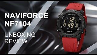 Unboxing Review |Naviforce Watch NF7104 New ArrivalLCD Digital Movement Latest Design