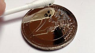 Mirror Polishing 2 Euro Coin