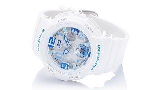 Casio Baby-G BGA-190-7B видео обзор и настройка