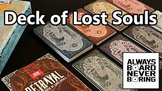 Betrayal Deck of Lost Souls: How to Play & Review | A Betrayal at House on the Hill Game | Sponsored