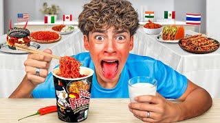 Eating the SPICIEST Foods from Around the World