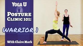 Yoga Poses: Warrior 1 | Claire Mark | YogaUOnline