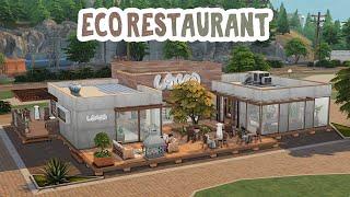 Eco Restaurant 🪴 || The Sims 4: Speed Build