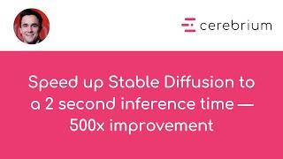 How to speed up Stable Diffusion to a 2 second inference time — 500x improvement