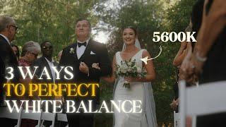 3 EASY Ways To Nail White Balance on the Sony FX30