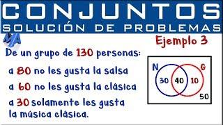 Problem Solving with Sets | Example 3