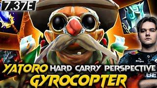 Yatoro - Gyrocopter The Hard Carry Dota 2 Pro Full Gameplay Patch 7.37E #yatorodota2 #gyrocopter