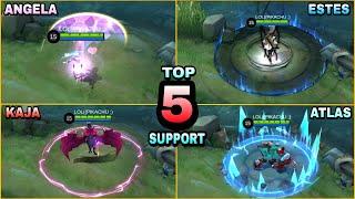 TOP 5 BEST SUPPORT FOR 2023 - MOBILE LEGENDS