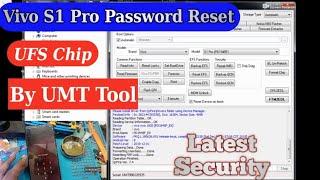 Vivo S1 Pro Password Reset By UMT Tool || Vivo S1 Pro Password Unlock UFS Chip By UMT Tool