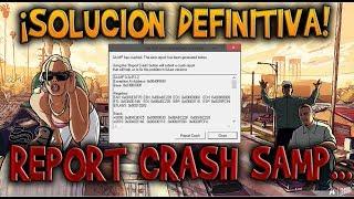 SOLUCION AL ERROR DE REPORT CRASH DE SAMP (DAMAGE INFORMER, MODLOADER, SAMPFUNCS, ETC) TUTORIAL 2022