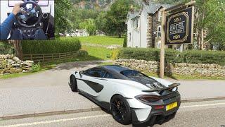 McLaren 600LT - Forza Horizon 4 | Logitech g29 gameplay