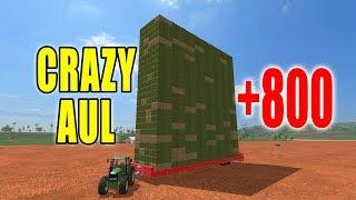 Farming Simulator 17: Very Long +800 BALES CAPACITY!!! Crazy Auto Loader Trailer!!!