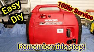 Honda eu2000i Oil change 100hr service generator