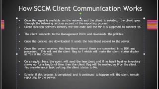 SCCM Client Communication Process Step by Step Tutorial