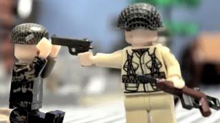 1944  WW2 battle stop motion. (Band of Brothers - Carentan fight Lego WW2 revised v2)