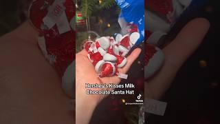 Hershey’s brings back Hershey’s kisses milk chocolate Santa hat.  #hersheys #christmas #chocolate