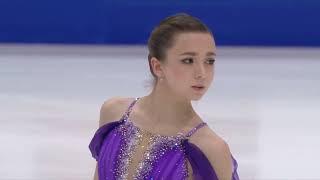 【女子ショートプログラム】史上最高得点：90.45点｜カミラ・ワリエワ(ロシア)｜2022年1月13日｜欧州選手権　#worldrecord #figureskating