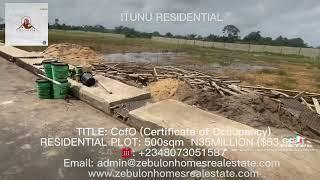 LAND FOR SALE IN IBEJU LEKKI LAGOS | ITUNU RESIDENTIAL ESTATE | VERITASI HOMES