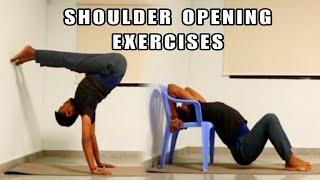 Shoulder Opening Exercises/Upper Back Opening Exercises/Shoulder Flexibility Training -- Yoga Saathi