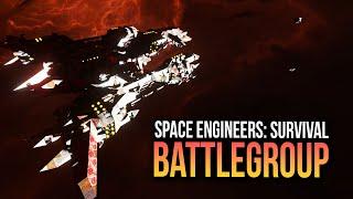Our Final Battle Against The Reaver Command Ship - Space Engineers: Battlegroup Survival