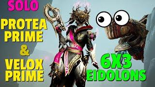 Warframe | Eidolon 6x3 Solo | PROTEA PRIME & VELOX PRIME | Rivenless