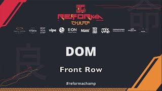 DOM|1st place|Style House|Front Row